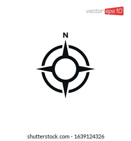 Compass Logo Icon Design Vector