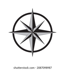 compass logo icon illustration design