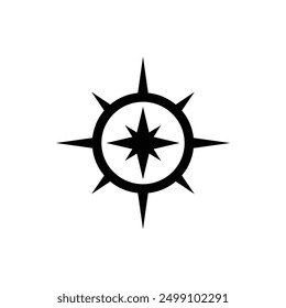 compass logo, icon, symbol design template