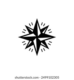 compass logo, icon, symbol design template