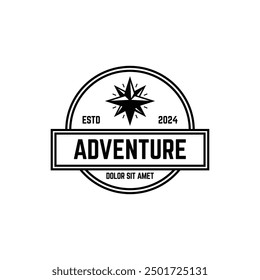 compass logo, icon, symbol design template