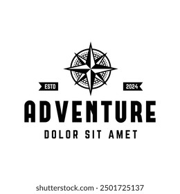 compass logo, icon, symbol design template