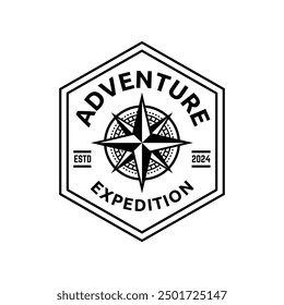 compass logo, icon, symbol design template