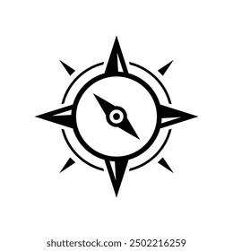 compass logo, icon, symbol design template