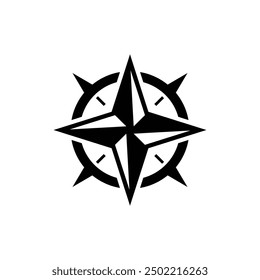 Brújula logo, icono, símbolo de diseño Plantilla