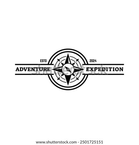 compass logo, icon, symbol design template
