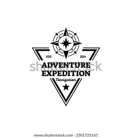 compass logo, icon, symbol design template