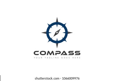 compass logo, icon and symbol. ilustration design template 