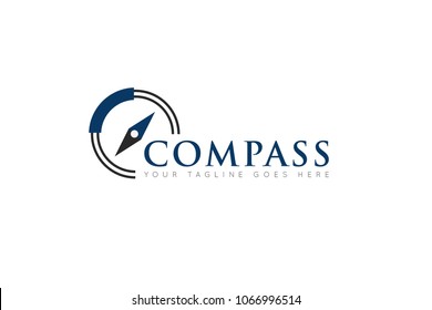 compass logo, icon and symbol. ilustration design template