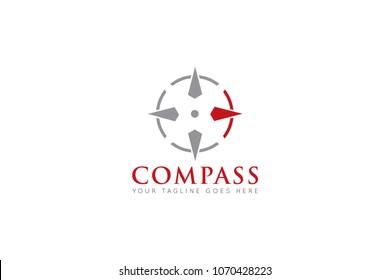 compass logo, icon and symbol. ilustration design template