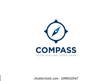 compass logo, icon, symbol, ilustration design template