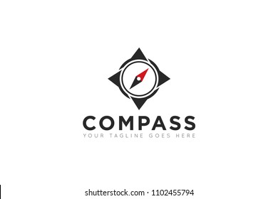 compass logo, icon, symbol, ilustration design template