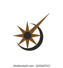 compass logo icon template