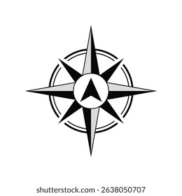 compass logo icon vector design template