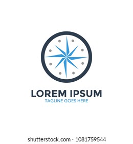 compass logo. icon. vector illustration