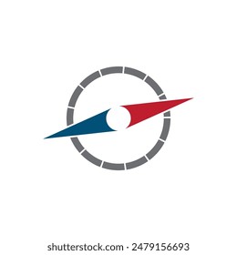 Compass Logo icon vector illustration