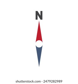 Compass Logo icon vector illustration