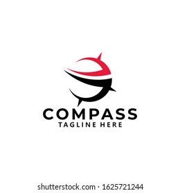 compass logo icon vector isolated