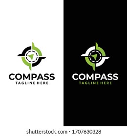 compass logo icon vector isolated