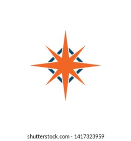 Compass logo icon vector template