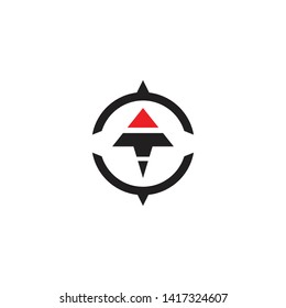 Compass logo icon vector template