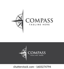 Compass Logo and Icon Vector Template