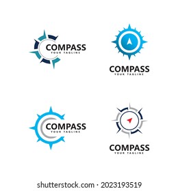 Compass Logo icon vector template design