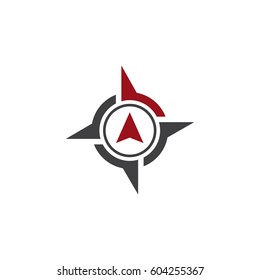compass logo icon vector template