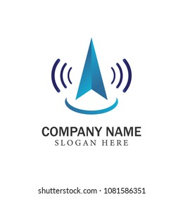 Compass logo/ icons vector direction logotype template illustration emblem isolated