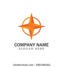 Compass logo/ icons vector direction logotype template illustration emblem isolated