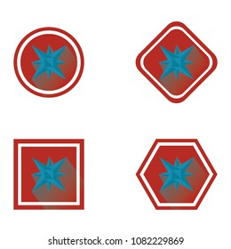 Compass logo/ icons vector direction logotype template illustration emblem isolated
