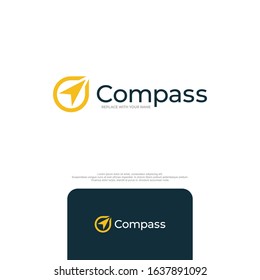 Compass logo with navigation icon