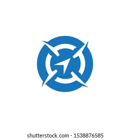 Compass logo  signs and symbols 
