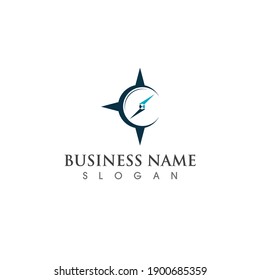 compass logo and symbol gps