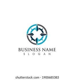 compass logo and symbol gps