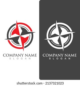 Compass logo and symbol gps