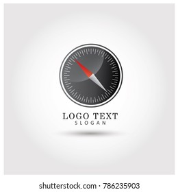Compass Logo. Symbol & Icon Vector Template.