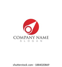 Compass logo and symbol vector