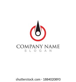 Compass logo and symbol vector