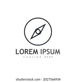 compass logo and symbol vector
