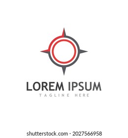 compass logo and symbol vector