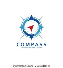 Compass Logo and Symbol With Vector Concept