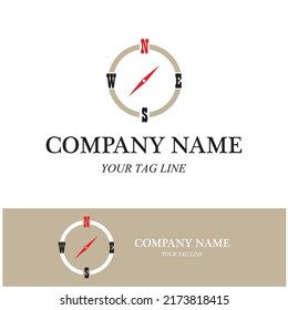 compass logo and symbol vector icon image
