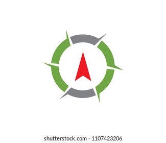 Compass logo and symbols