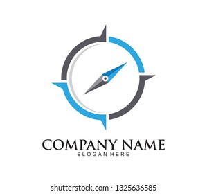 Compass logo template