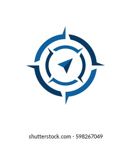 Compass logo template