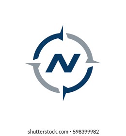 Compass logo template