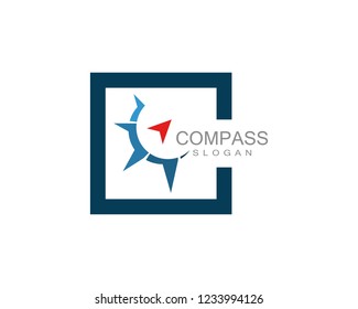 Compass Logo Template vector
