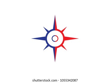 Compass Logo Template vector icon illustration design