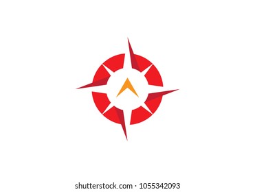 Compass Logo Template vector icon illustration design